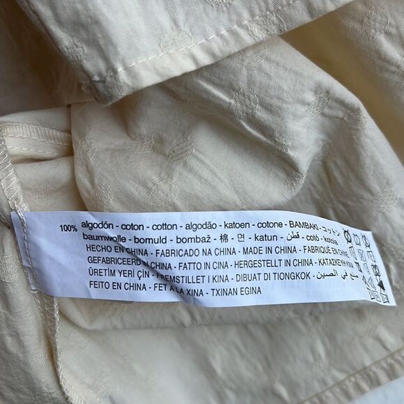 Zara Girl embroidery front ruffle sleeve cotton dress - Picture 10 of 10